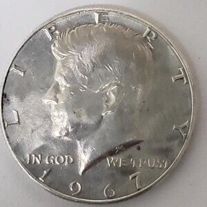 1967 KENNEDY US HALF DOLLAR 50 CENT SMS STRIKE COIN EXCELLENT
